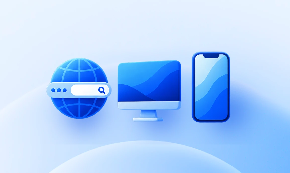 Web, Desktop, and Mobile